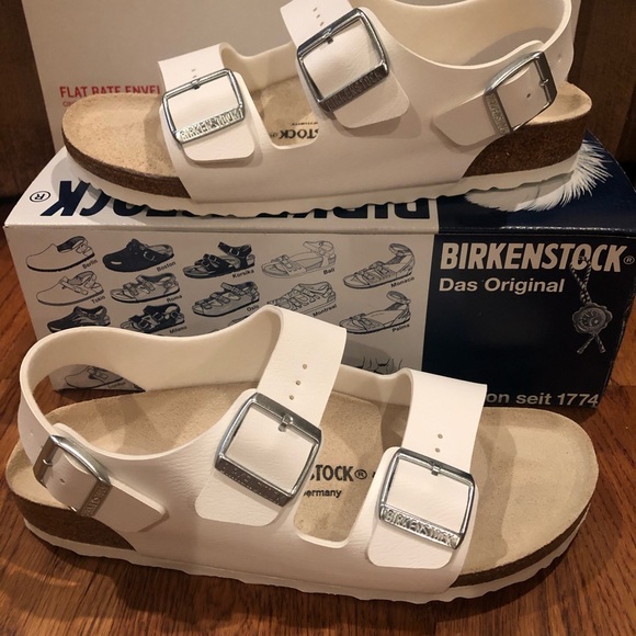 birkenstock milano white
